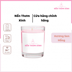 Nến Thơm Hương Sen Hồng