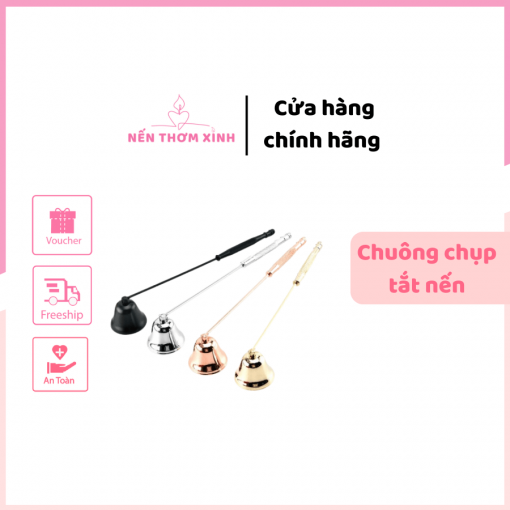 Chuông Chụp Tắt Nến Thơm