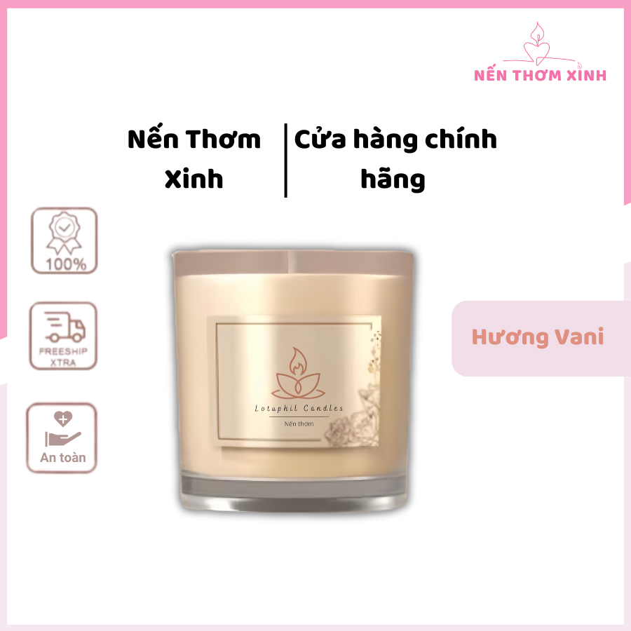 Nến Thơm Cao Cấp Hương Vani