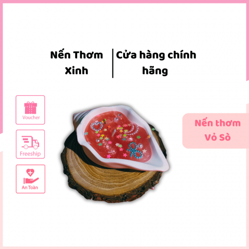 Nến Thơm Handmade Vỏ Sò