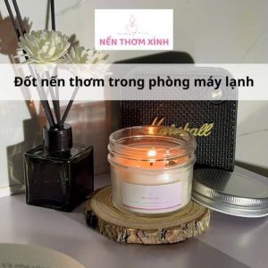 Đốt nến trong phòng máy lạnh