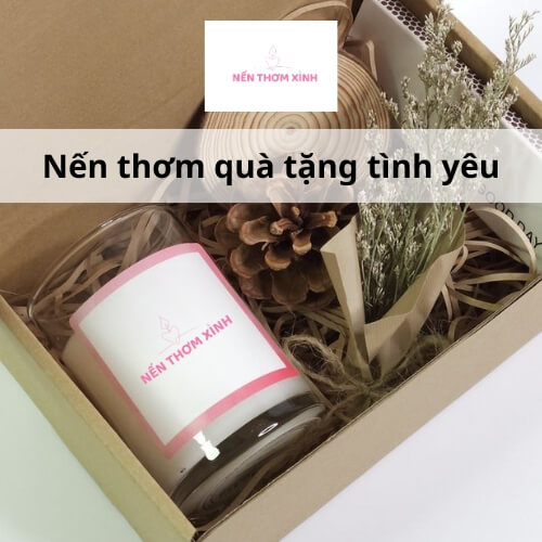 Nến thơm quà tặng tình yêu