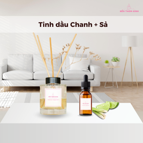 Tinh dầu Chanh + Sả