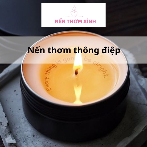 nến thơm thông điệp