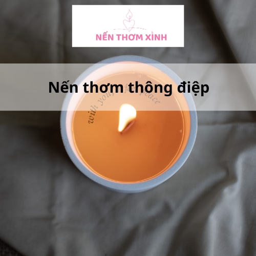 nến thơm thông điệp